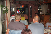 Public Viewing im Gasthof Oberfeld